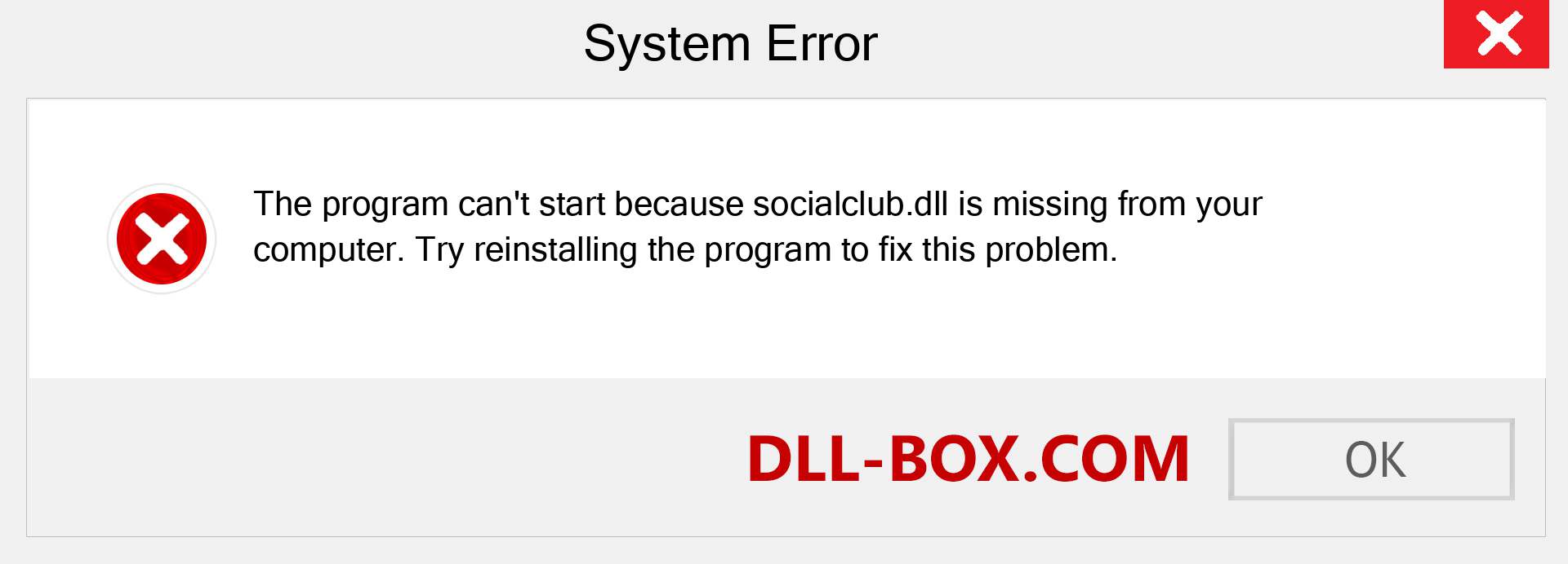  socialclub.dll file is missing?. Download for Windows 7, 8, 10 - Fix  socialclub dll Missing Error on Windows, photos, images